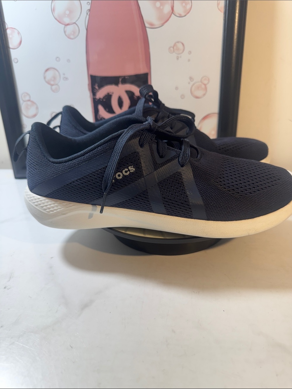 CROCS Lightride Modform Navy Lace-Up Sneakers - Men’s Size 7